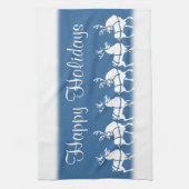 Kerstrendierhanddoeken, aangepaste vakantiehanddoe theedoek (Verticaal)