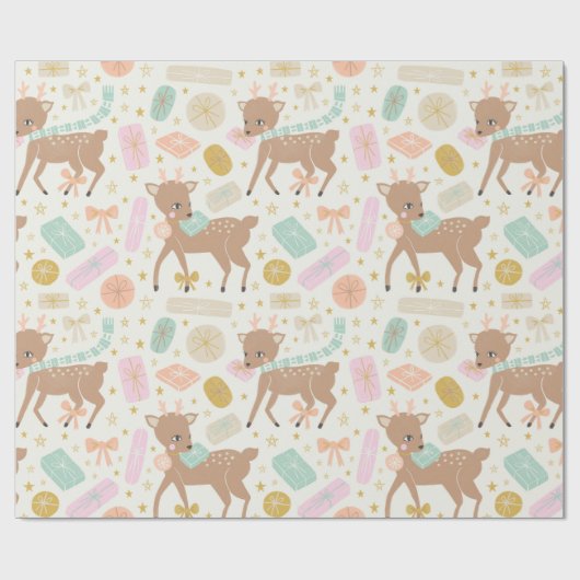 kerstrendierillustratie cadeaupapier (Vlak)