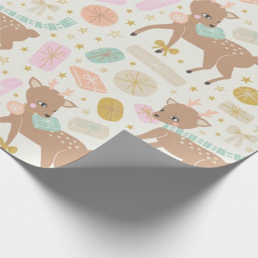  kerstrendierillustratie cadeaupapier (Hoek)