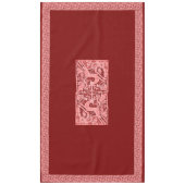 Kerstrendierkant 60" x 104" tafelkleed (Voorkant)