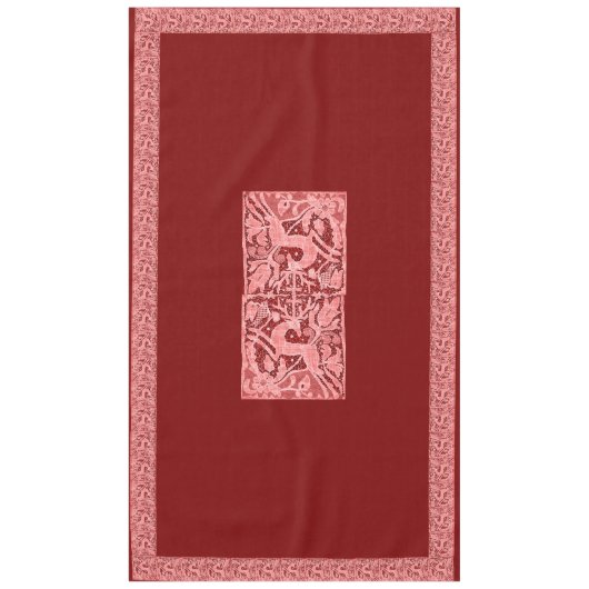 Kerstrendierkant 60" x 104" tafelkleed (Voorkant)