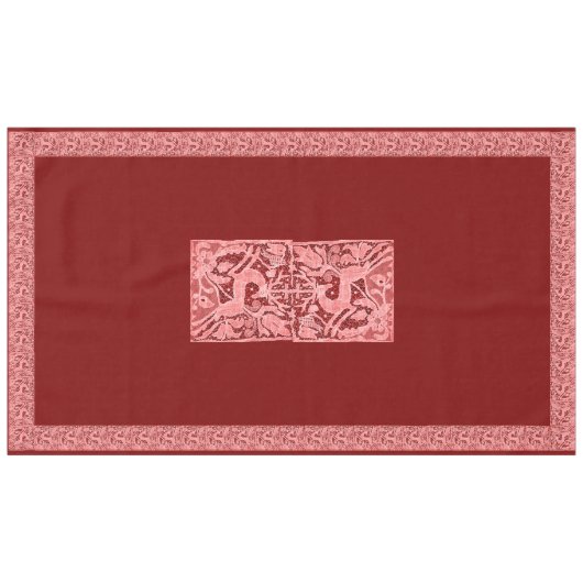 Kerstrendierkant 60" x 104" tafelkleed (Voorkant (Horizontaal))