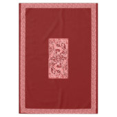 Kerstrendierkant 60" x 84" tafelkleed (Voorkant)