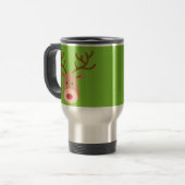 Kerstrendierkoffiedoekje Reisbeker (Voorkant links)