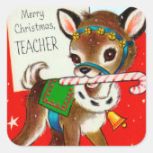  kerstrendierleraar sticker (Voorkant)