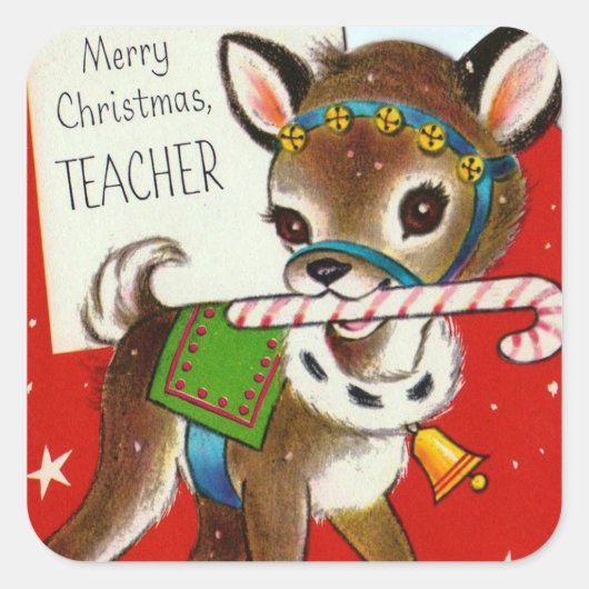  kerstrendierleraar sticker (Voorkant)