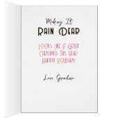 Kerstrendierlijk Rudolph maakt het regenen (Binnen (Rechts))