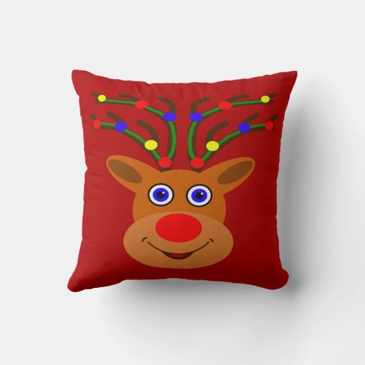 Kerstrendierlijk Sierkussen (Achterkant)