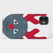 kerstrendiermaan emoji Case-Mate iPhone case (Achterkant (horizontaal))