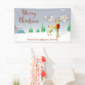 Kerstrendiernaam Spandoek (Insitu)