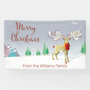 Kerstrendiernaam Spandoek