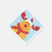 Kerstrendierpapier Napkin Servet (Hoek)