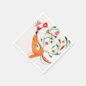 kerstrendierpartij luiers servet (Hoek)