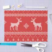 Kerstrendierpatronen Jumper Knit Pattern Tissuepapier (Craft)