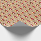 Kerstrendierpatroon Cadeaupapier (Hoek)