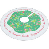 kerstrendierprankelen over geschenke boomrokken kerstboom rok (Gekanteld)