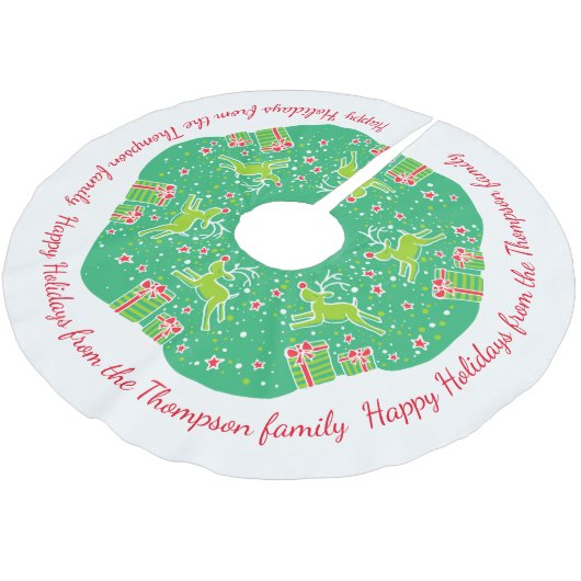 kerstrendierprankelen over geschenke boomrokken kerstboom rok (Gekanteld)