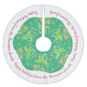 kerstrendierprankelen over geschenke boomrokken kerstboom rok (Voorkant)