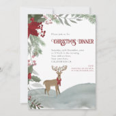 Kerstrendierrode bessen Grijze olievlek Kaart (Voorkant)