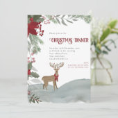 Kerstrendierrode bessen Grijze olievlek Kaart (Staand voorkant)