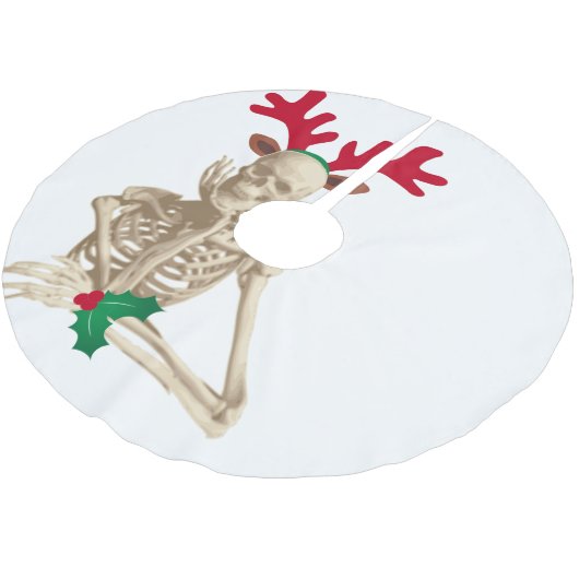 kerstrendierskelet kerstboom rok (Gekanteld)