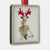 kerstrendierskelet metalen ornament (Rechts)