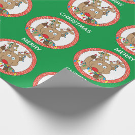 Kerstrendiersnoepjes Cadeaupapier