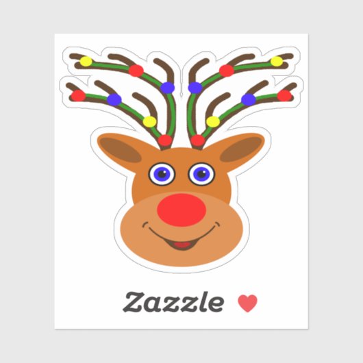 Kerstrendierster Sticker (Vel)