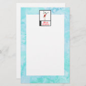 Kerstrendiertje in een lelijke trui briefpapier (Voorkant / Achterkant)