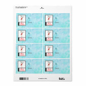 Kerstrendiertje in een lelijke trui etiket (Full Sheet)