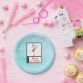 Kerstrendiertje in een lelijke trui papieren bordje (Feest)