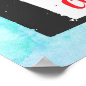 Kerstrendiertje in een lelijke trui poster (Hoek)