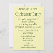 Kerstrendiertje met kerstboomster kaart (Achterkant)