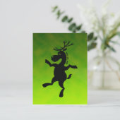 Kerstrendiertraining Feestdagenkaart (Staand voorkant)