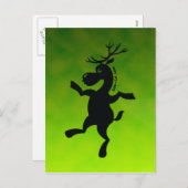 Kerstrendiertraining Feestdagenkaart (Voorkant / Achterkant)