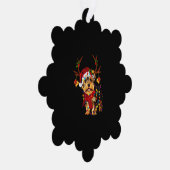 KerstrendierYorkie Ornament Kaart (Rechts)