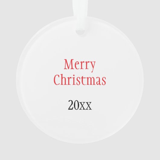 Kerstrendierzwarte zonnebril rode haarboog ornament (achterkant)