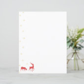 kerstrenrendierpatroon rode kever (Staand voorkant)