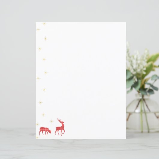 kerstrenrendierpatroon rode kever (Staand voorkant)