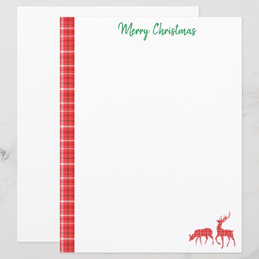 kerstrenrendierpatroon rode kever (Voorkant / Achterkant)