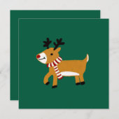 kerstrenrendierster (Voorkant / Achterkant)