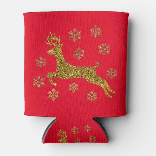 kerstrenrendierster blikjeskoeler (Voorkant)