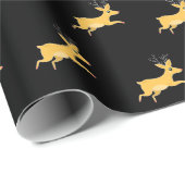 kerstrenrendierster cadeaupapier (Rol Hoek)