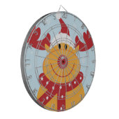 kerstrenrendierster dartbord (Voorkant Links)