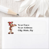 kerstrenrendierster etiket (Insitu)