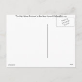 kerstrenrendierster feestdagenkaart (Achterkant)