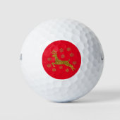 kerstrenrendierster golfballen (Voorkant)