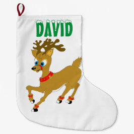 kerstrenrendierster grote kerstsok