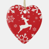 kerstrenrendierster keramisch ornament (Rechts)