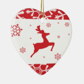 kerstrenrendierster keramisch ornament (Rechts)